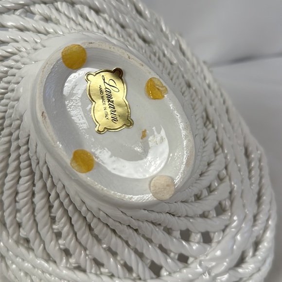 Lanzarin Ceramic Capodimonte Roses Made in Italy - Picture 9 of 16